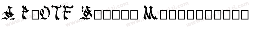 A P-OTF Bunkyu Midas字体转换